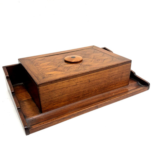 Antica scatola calamaio legno - scatola,