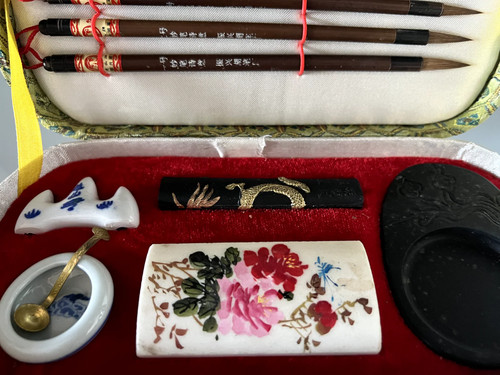 Set calligrafico cinese