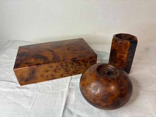 Set scrivania scatola - set, legno